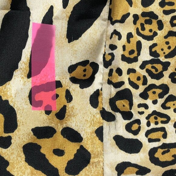 Guess Jeans Leopard  Print V-neck Cami Mini Slip Dress size 3 - Picture 11 of 16